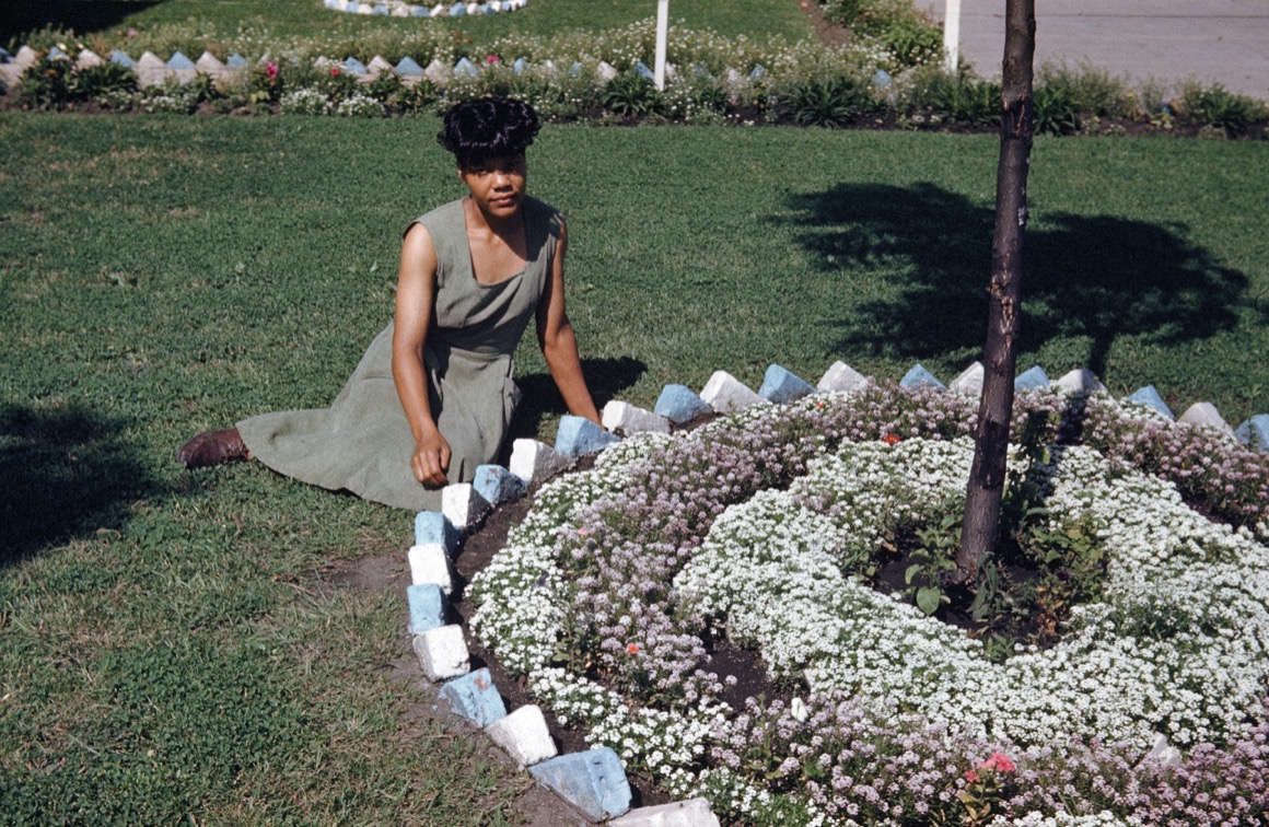 Women with prize winning garden, Chicago Housing Authority, c.1950s, courtesy of the National Public Housing MuseumScreenshot